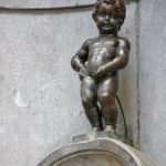 La statue Manneken-Pis à Bruxelles